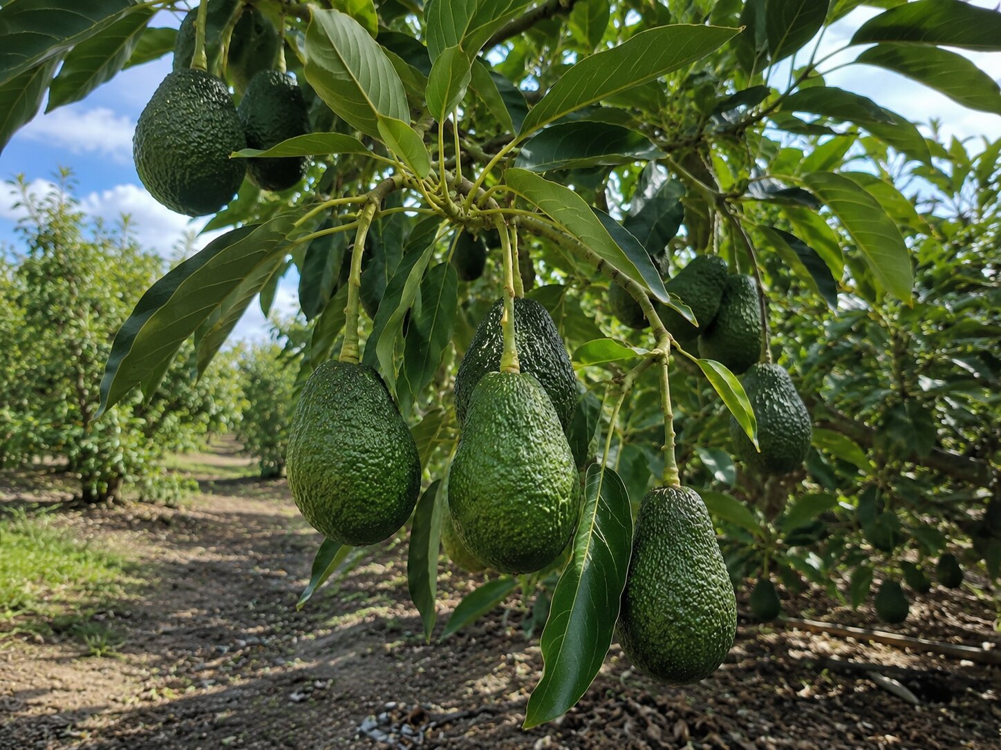 Tekimaş Tarım avokado bahçesi